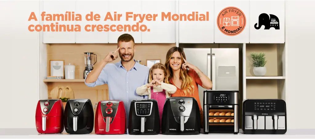 Fritadeira Elétrica Sem óleo Mondial Air Fryer NAF-03 Capacidade do Cesto  3,2l em Promoção é no Buscapé